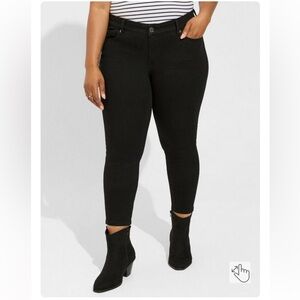 Women’s Torrid Perfect Skinny Ankle Vintage Stretch Mid-Rise Jeans